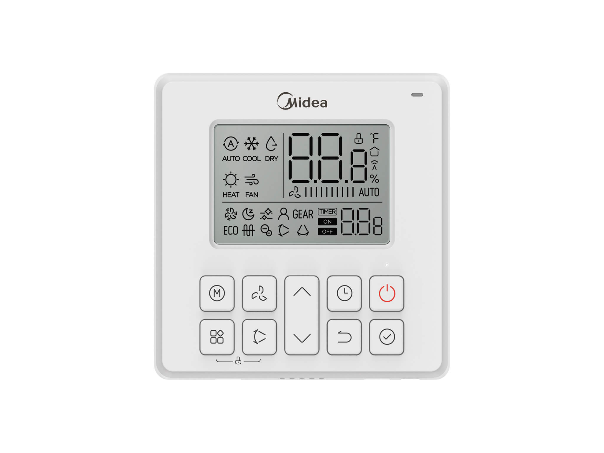 Внутренний блок мультисистемы Midea MMTJ1-12FWN8G1 - внешний вид, блок, пульт