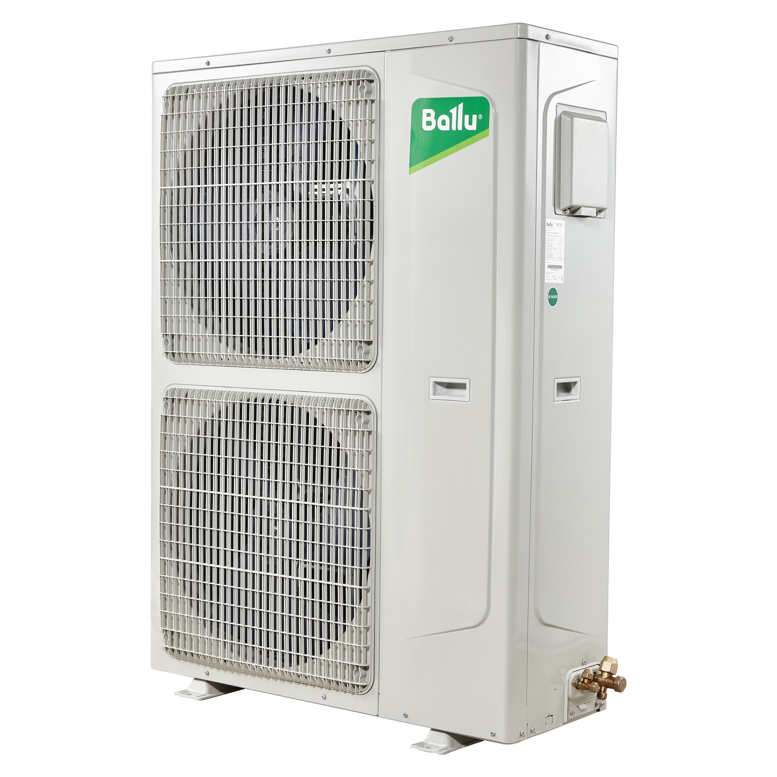 Комплект Ballu Machine BLC_CF-48HN1_21Y полупромышленной сплит-системы напольно-потолочного типа - внешний вид, блок, пульт