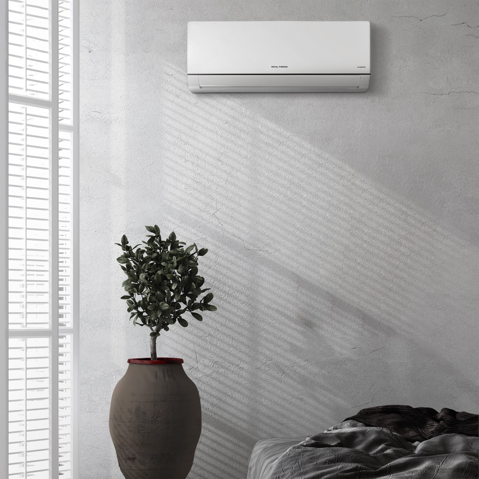 Сплит-система инверторного типа Royal Thermo Siena DC RTSI-12HN8 комплект - внешний вид, блок, пульт