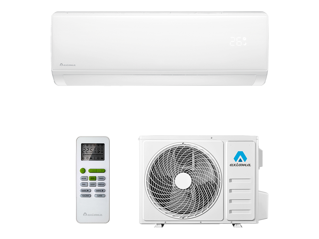 Бытовой кондиционер Axioma ASX07HZ1/ASB07HZ1 - внешний вид, блок, пульт