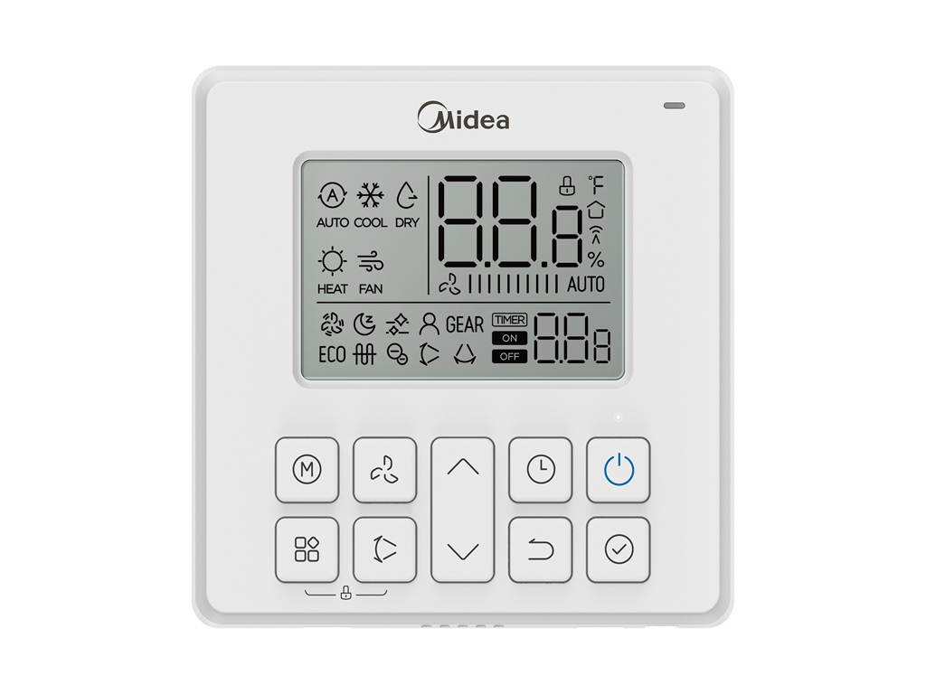 Внутренний блок мультисистемы Midea MTIU-07W1NXD0P - внешний вид, блок, пульт