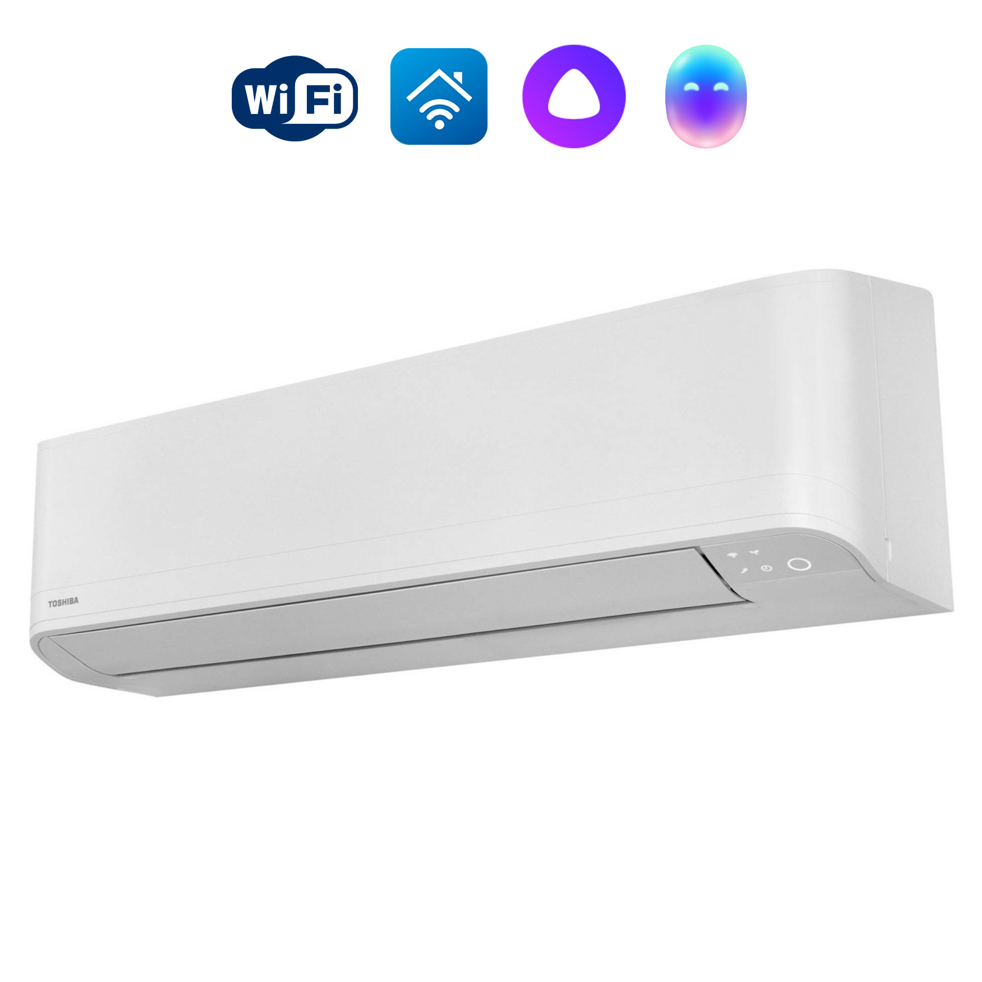 Сплит-система инверторного типа Toshiba Seiya RAS-B05CKVG-EE/RAS-05CAVG-EE комплект - внешний вид, блок, пульт