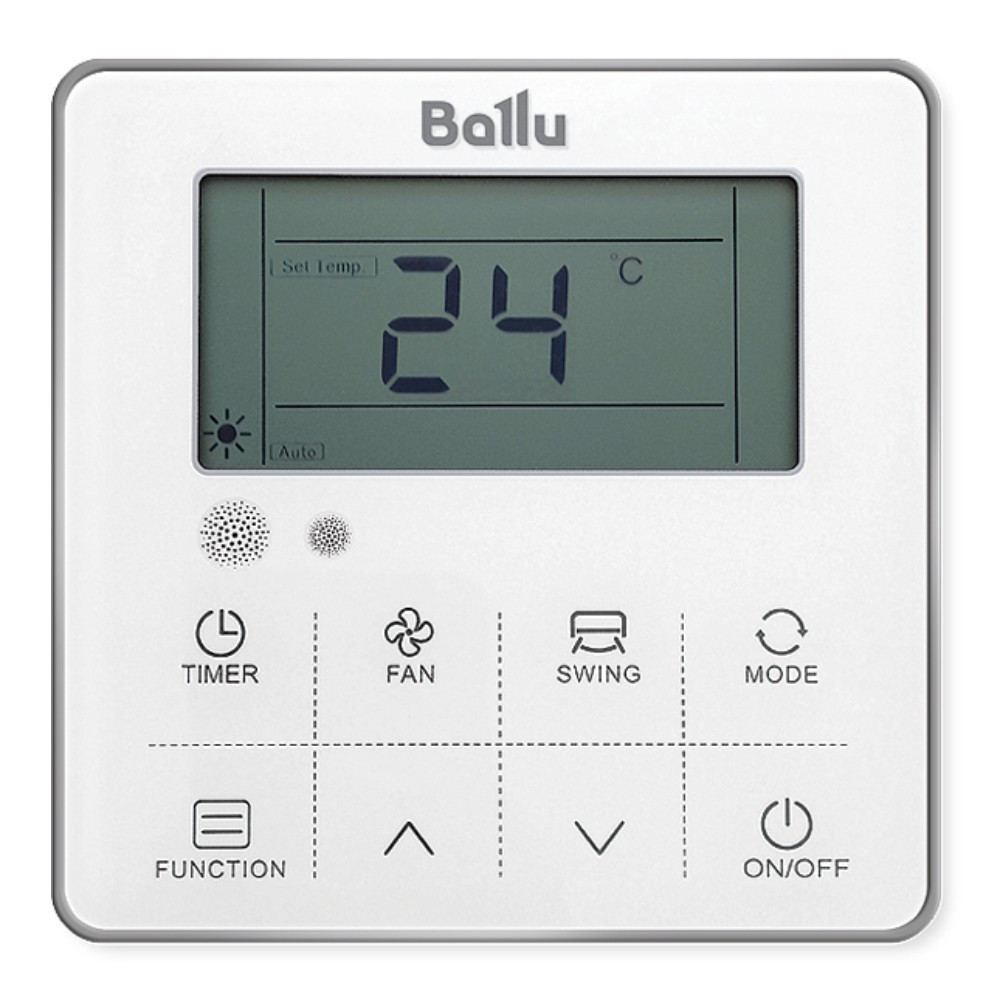 Блок внутренний Ballu BADI-FM/in-12HN8/EU_V2 инверторной мульти сплит-системы, канального типа - внешний вид, блок, пульт