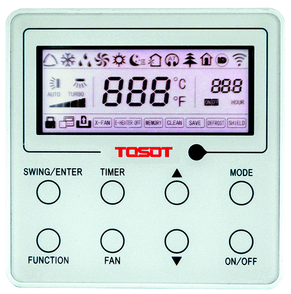Сплит-система TOSOT T36H-ILD/I/T36H-ILU/O - внешний вид, блок, пульт