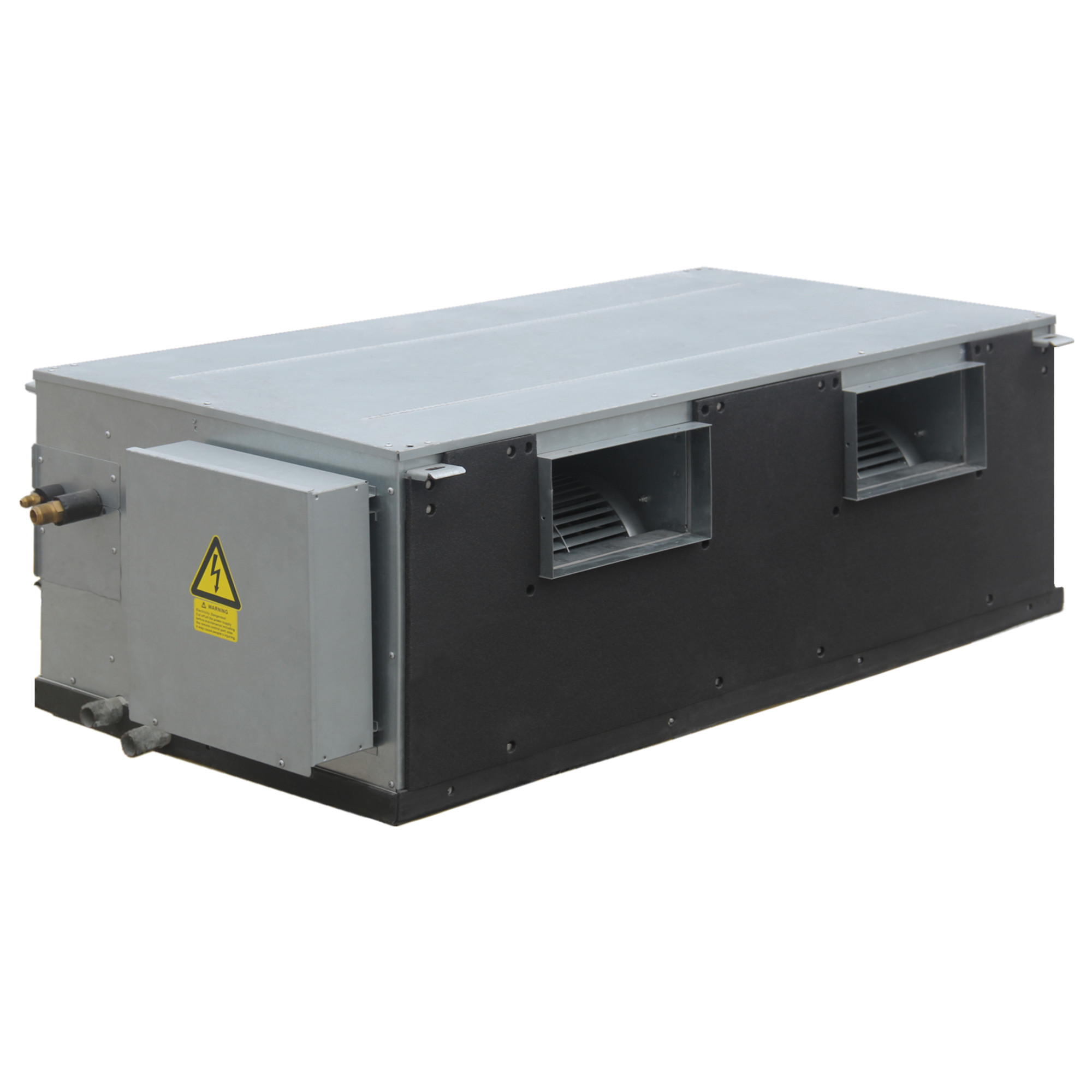Комплект Ballu Machine BLC_D-100HN1_24Y полупромышленной сплит-системы, канального типа - внешний вид, блок, пульт
