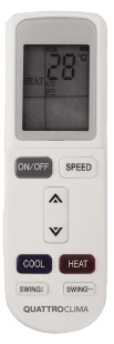 Сплит-система QUATTROCLIMA QV-I48CGE/QN-I48UGE/QA-ICP14 - внешний вид, блок, пульт