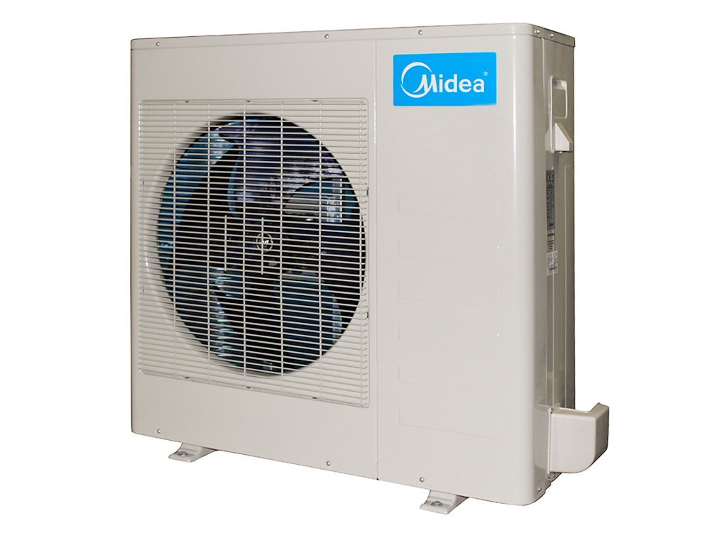 Наружный блок кондиционера Midea MOU-36HN1-R/-40 - внешний вид, блок, пульт
