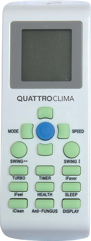 Панель QUATTROCLIMA QA-ICP10 - внешний вид, блок, пульт