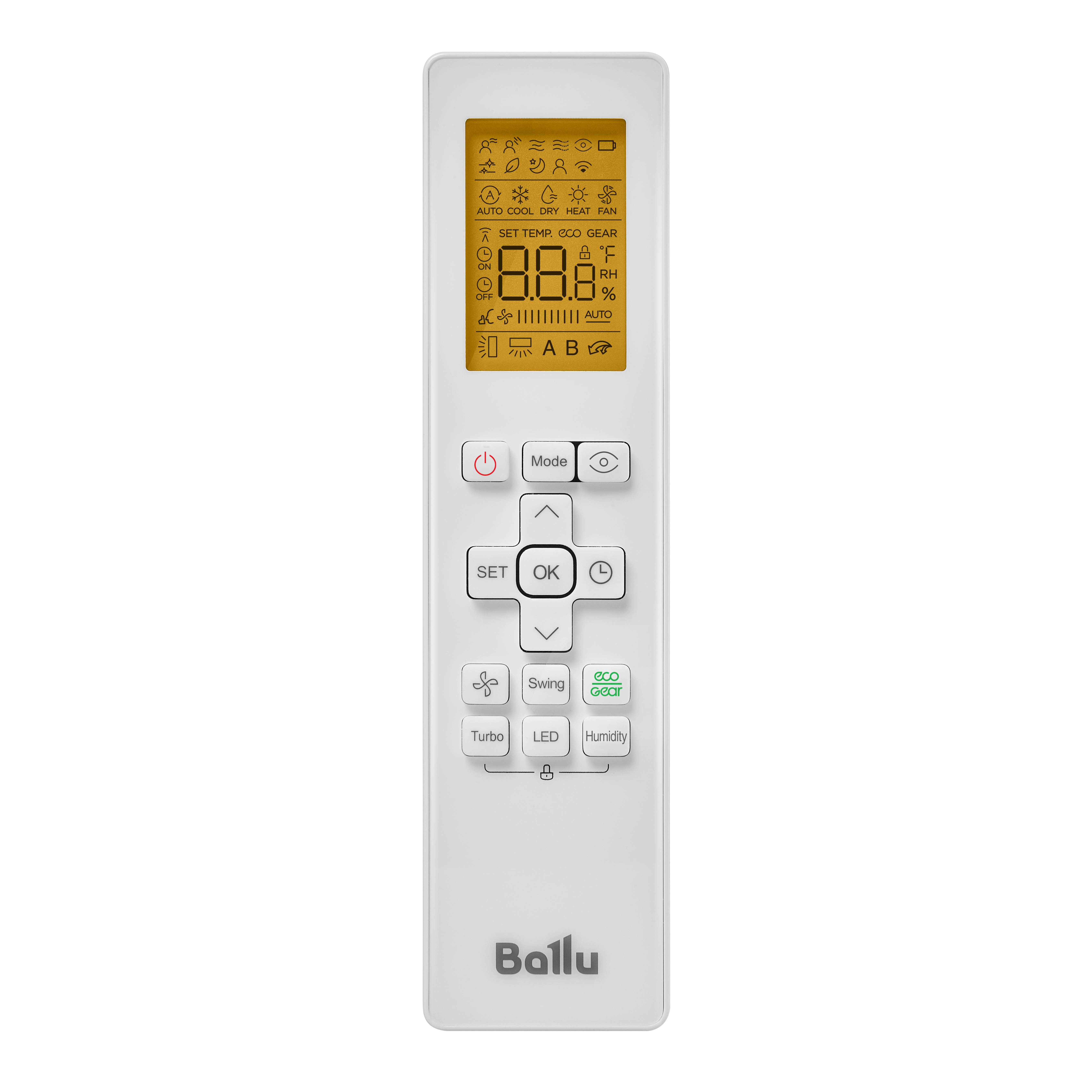 Сплит-система инверторного типа Ballu Ice Peak DC BSPKI-10HN8 комплект - внешний вид, блок, пульт