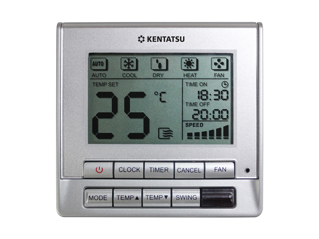 Внутренний блок мультисистемы Kentatsu KMZF25HZAN1 - внешний вид, блок, пульт