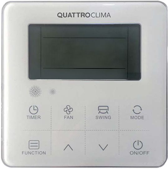 Панель QUATTROCLIMA QA-ICP10 - внешний вид, блок, пульт