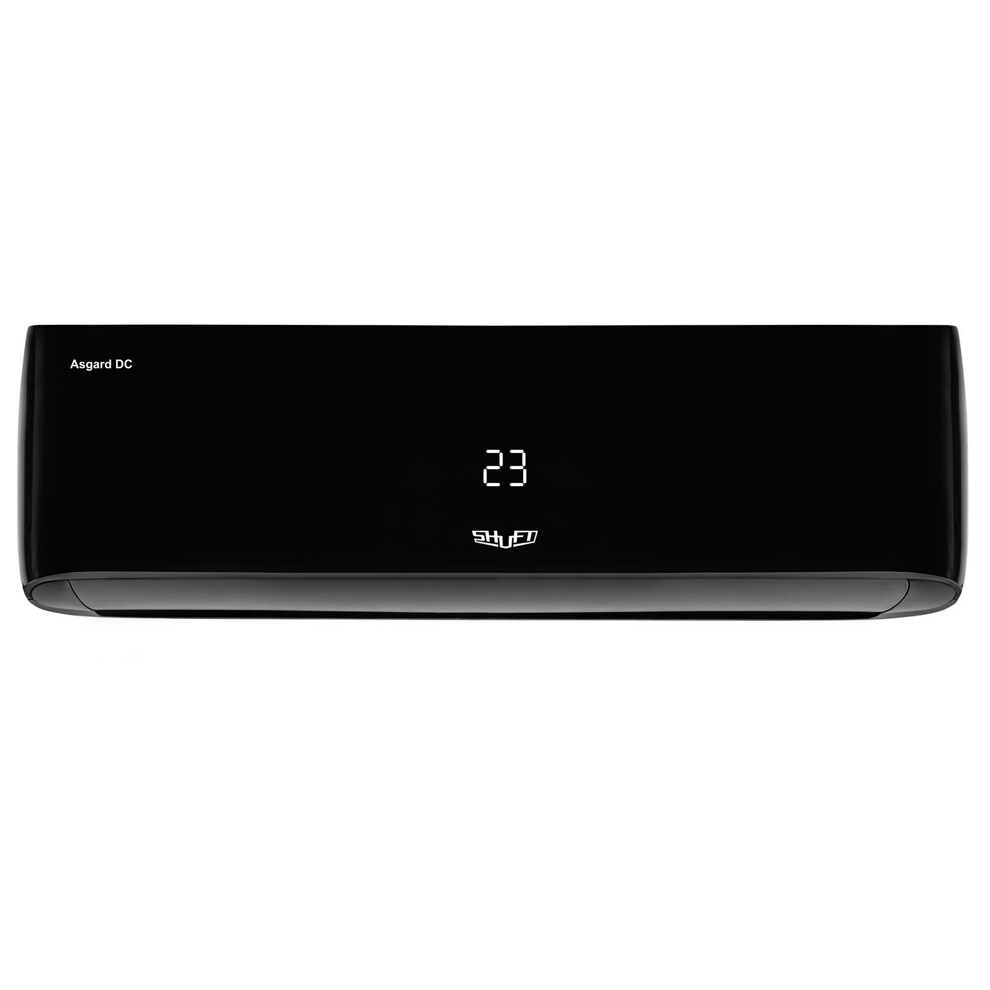 Сплит-система инверторного типа SHUFT Asgard DC Black SFTHAI-12HN8/BL комплект - внешний вид, блок, пульт