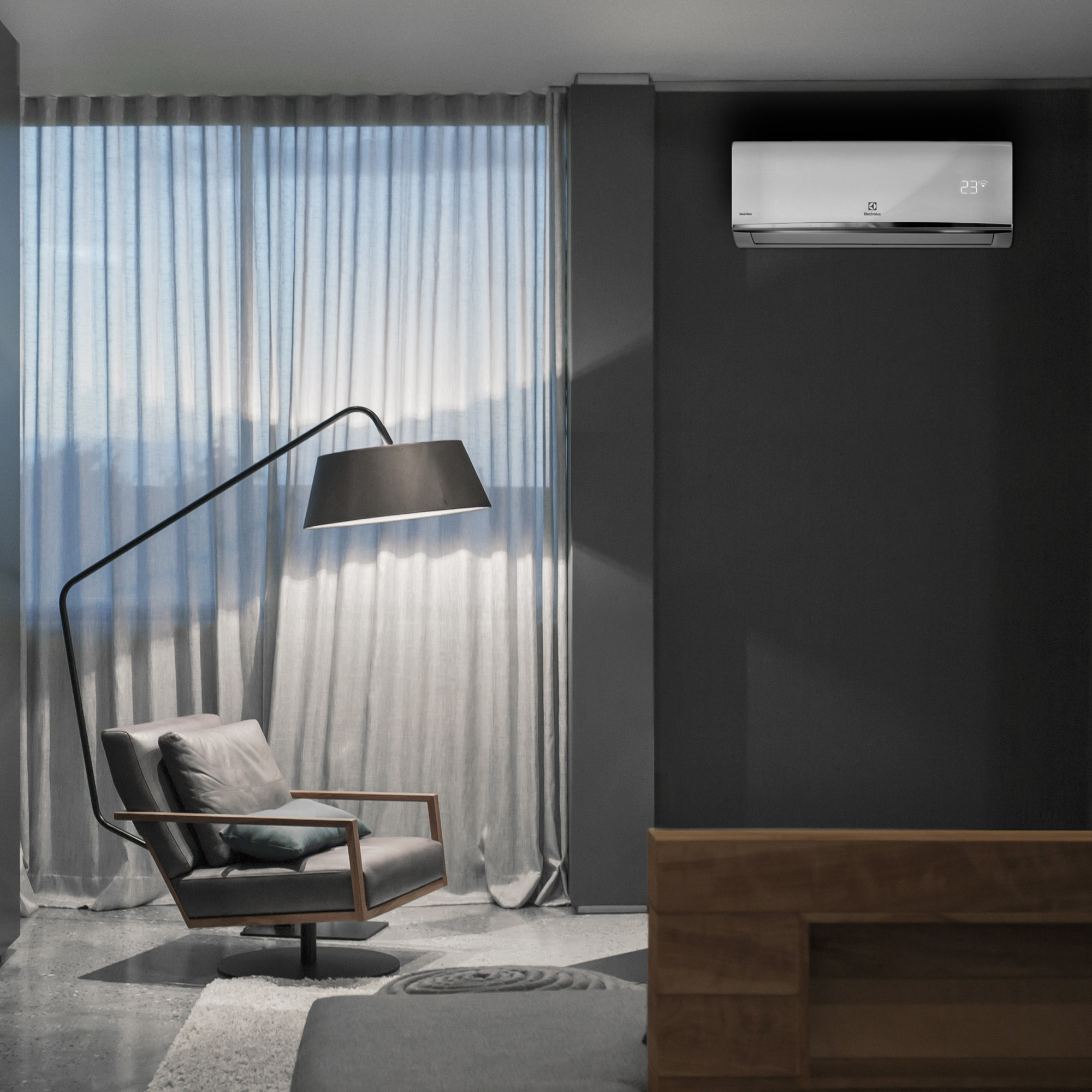 Сплит-система Electrolux Smartline EACS-07HSM/N8_V2 комплект - внешний вид, блок, пульт
