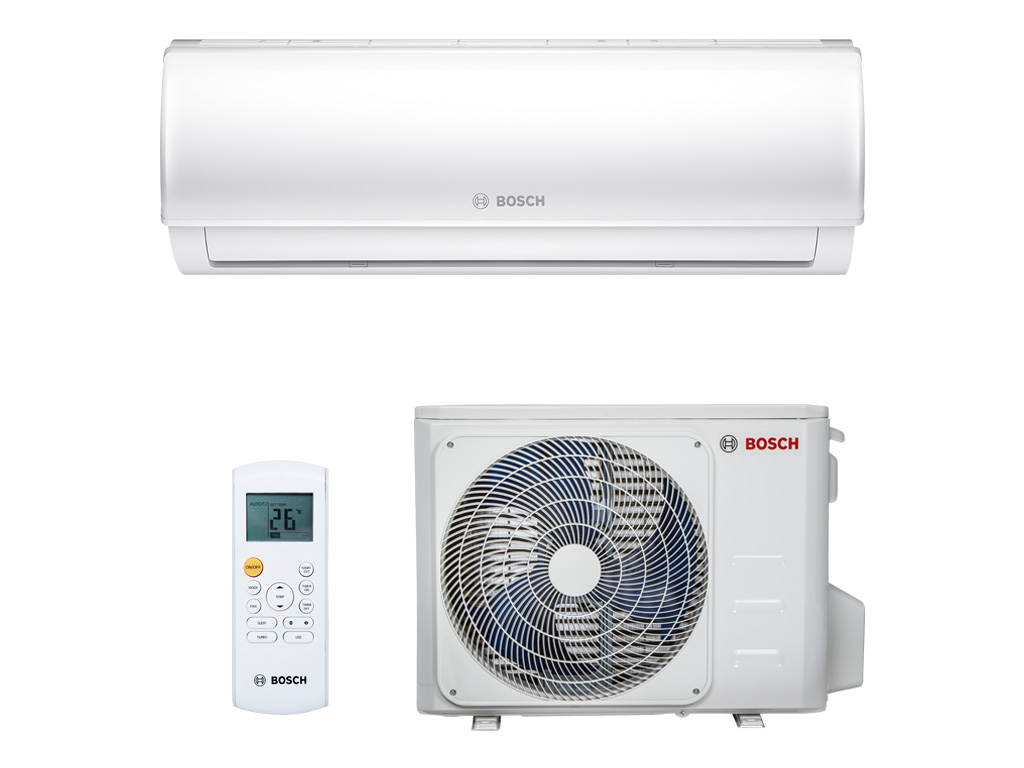 Бытовой кондиционер Bosch Climate 5000 RAC 2,6-3 IBW/Climate 5000 RAC 2,6-2 OUE - внешний вид, блок, пульт