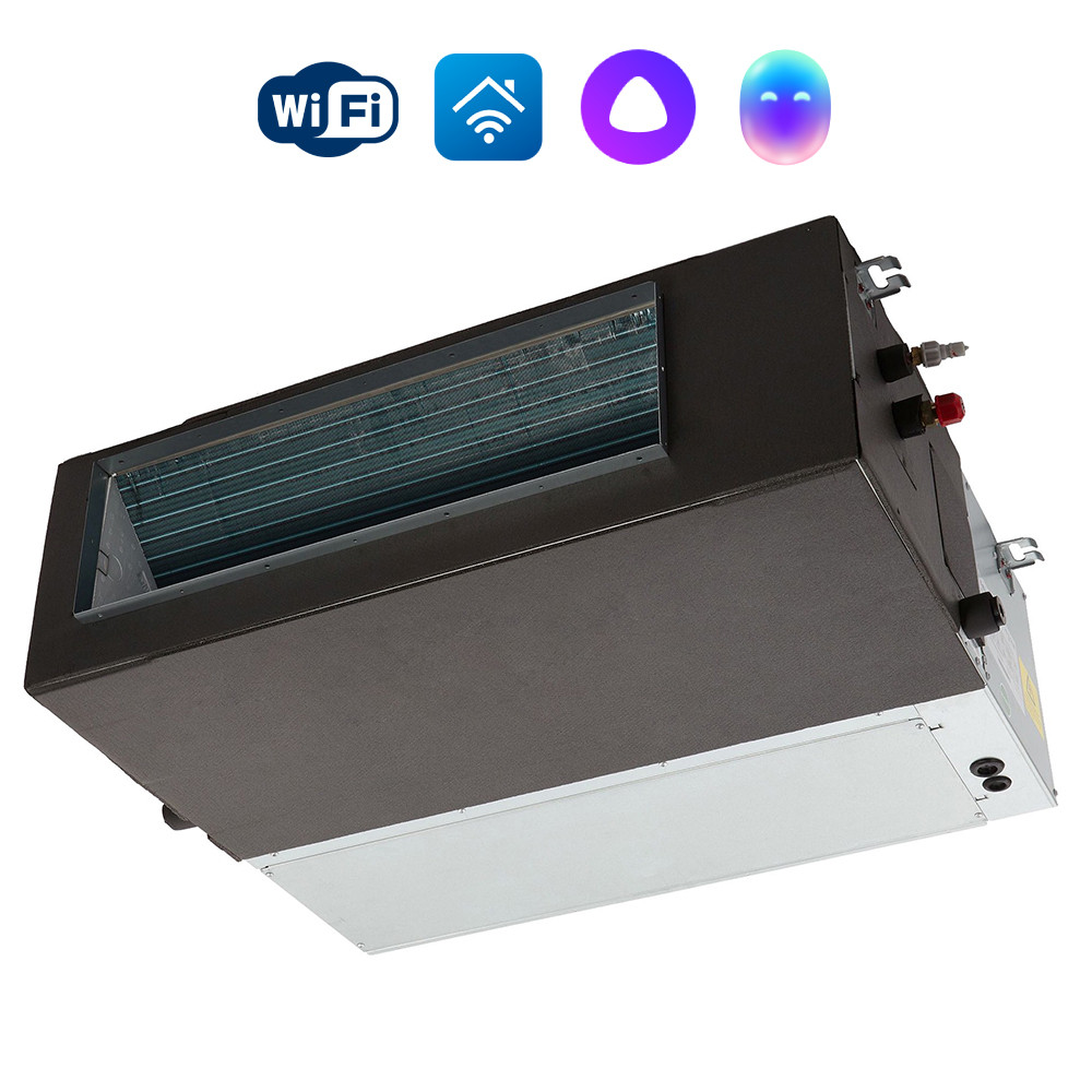 Комплект Ballu Machine BLC_D-60HN1_21Y полупромышленной сплит-системы, канального типа - внешний вид, блок, пульт