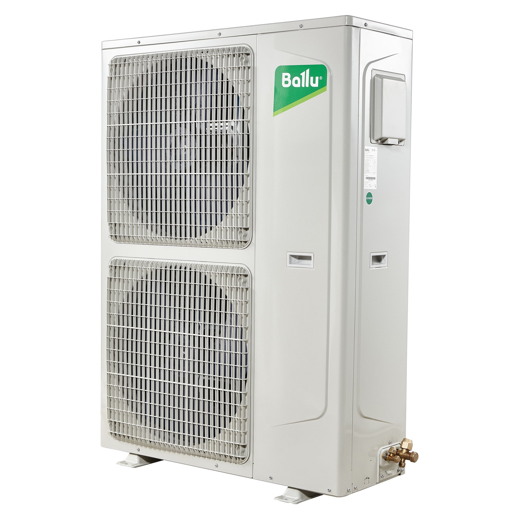 Комплект Ballu Machine BLC_C-60HN1_21Y полупромышленной сплит-системы, кассетного типа - внешний вид, блок, пульт