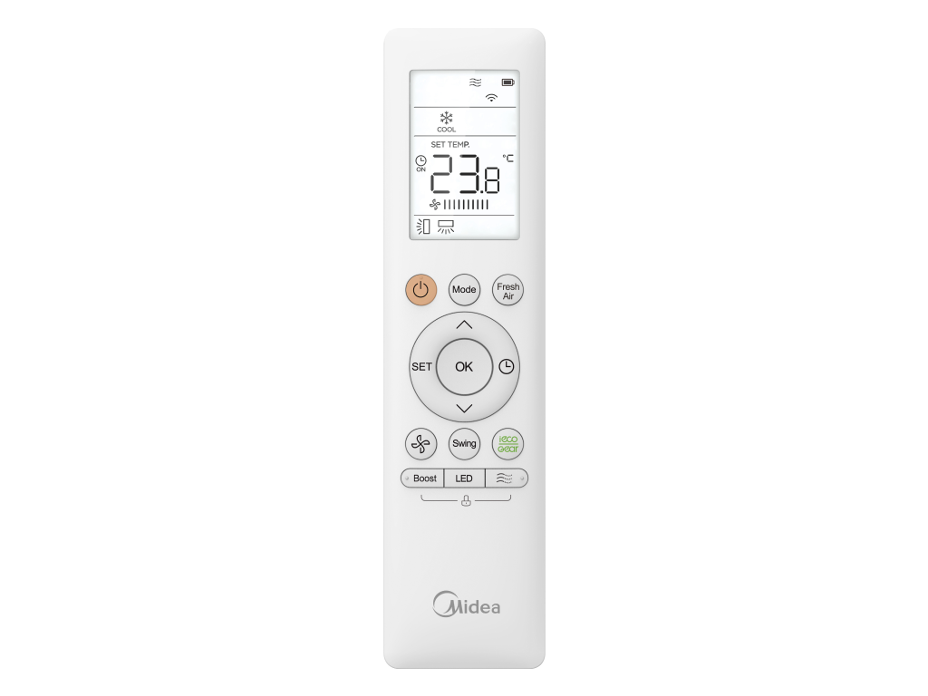 Внутренний блок мультисистемы Midea MMCA1BU-09HRFN8 - внешний вид, блок, пульт